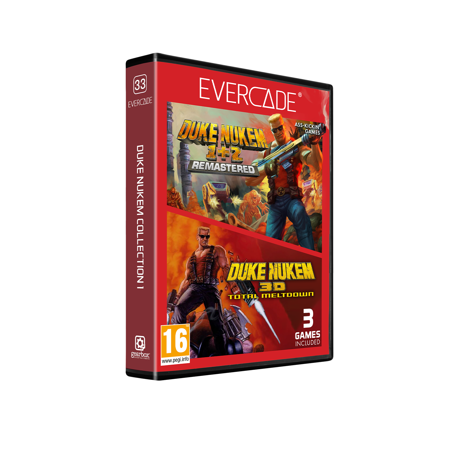 #33 Duke Nukem Collection 1 - Evercade Cartridge
