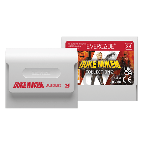 #34 Duke Nukem Collection 2 - Evercade Cartridge