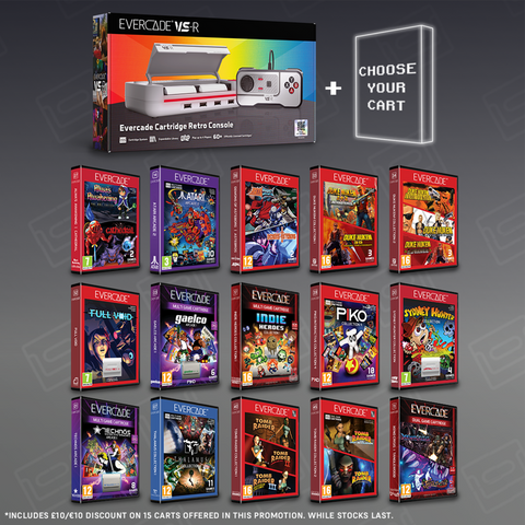 Evercade VS-R Solo plus cartridge Bundle