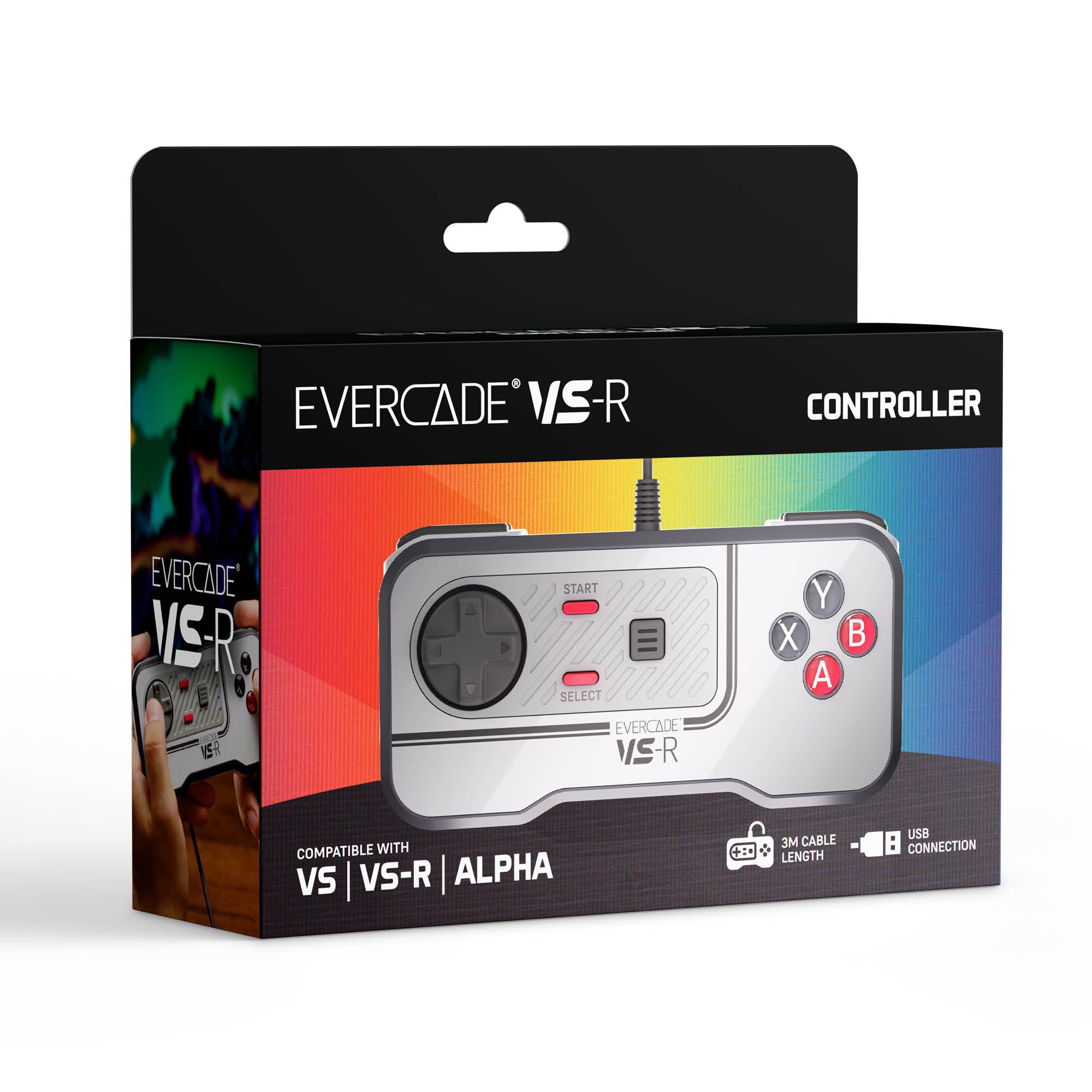 Evercade VS-R  Wired Controller - Classic Retro