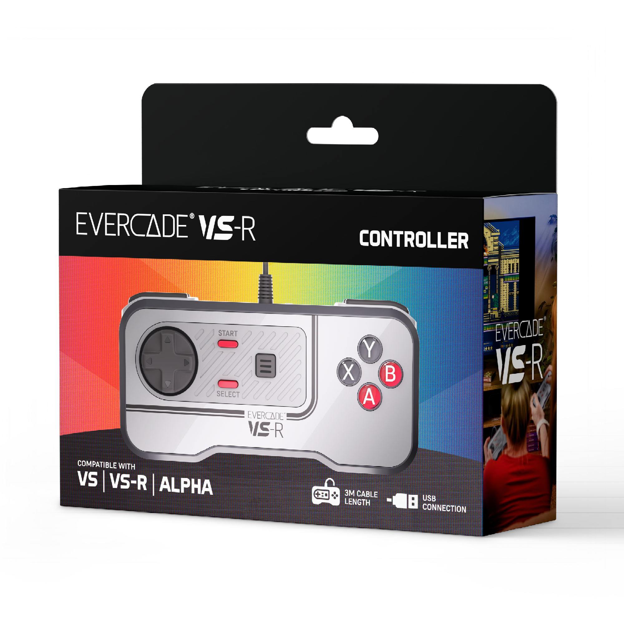 Evercade VS-R Wired Controller - Classic Retro