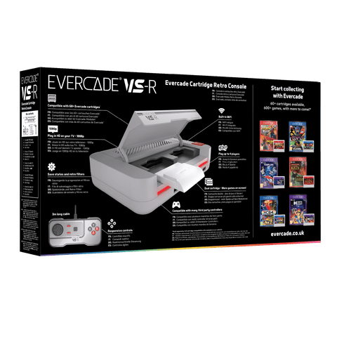 Evercade VS-R Solo plus cartridge Bundle
