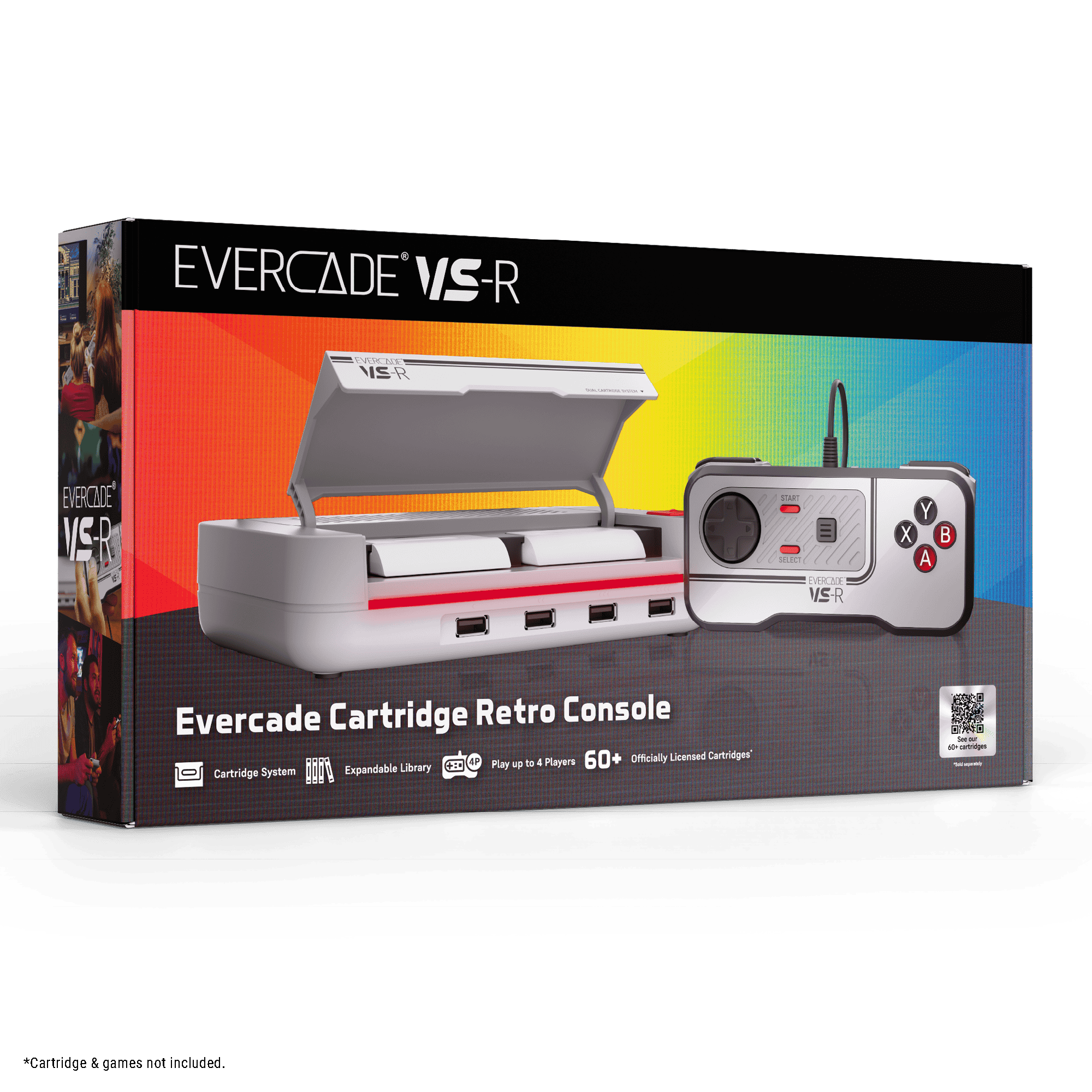Evercade VS-R Solo plus cartridge Bundle