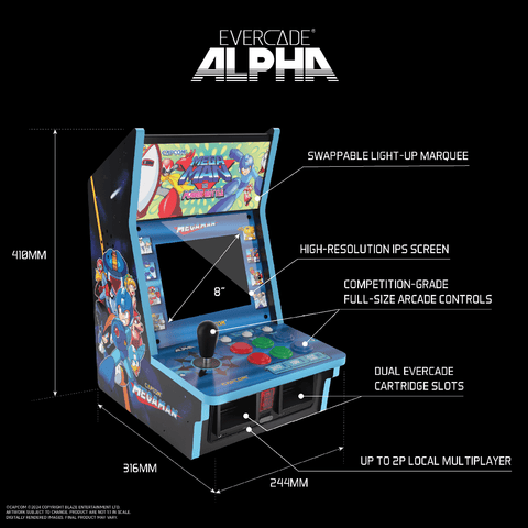 Evercade Alpha Mega Man™ Bartop Arcade