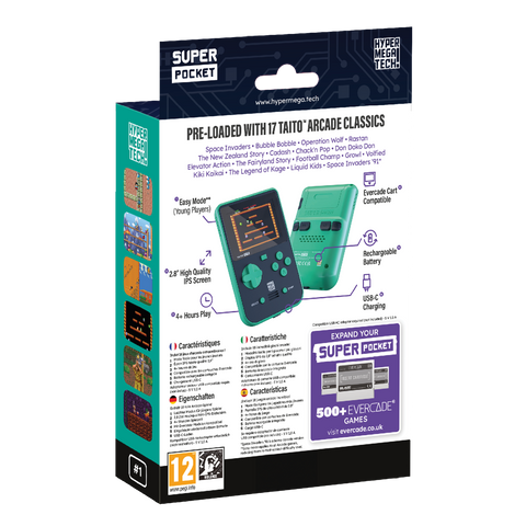 HyperMegaTech! Taito Super Pocket Case Bundle