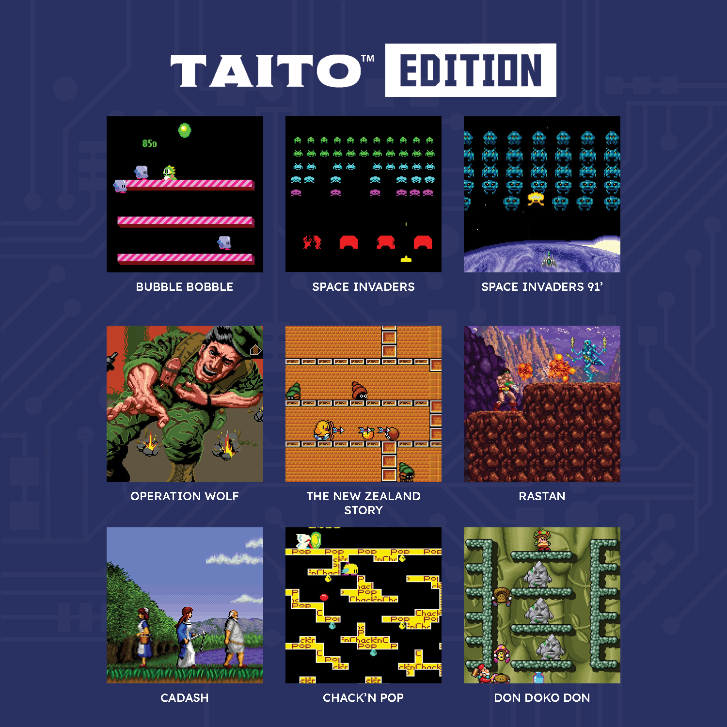 HyperMegaTech! Taito Super Pocket Case Bundle