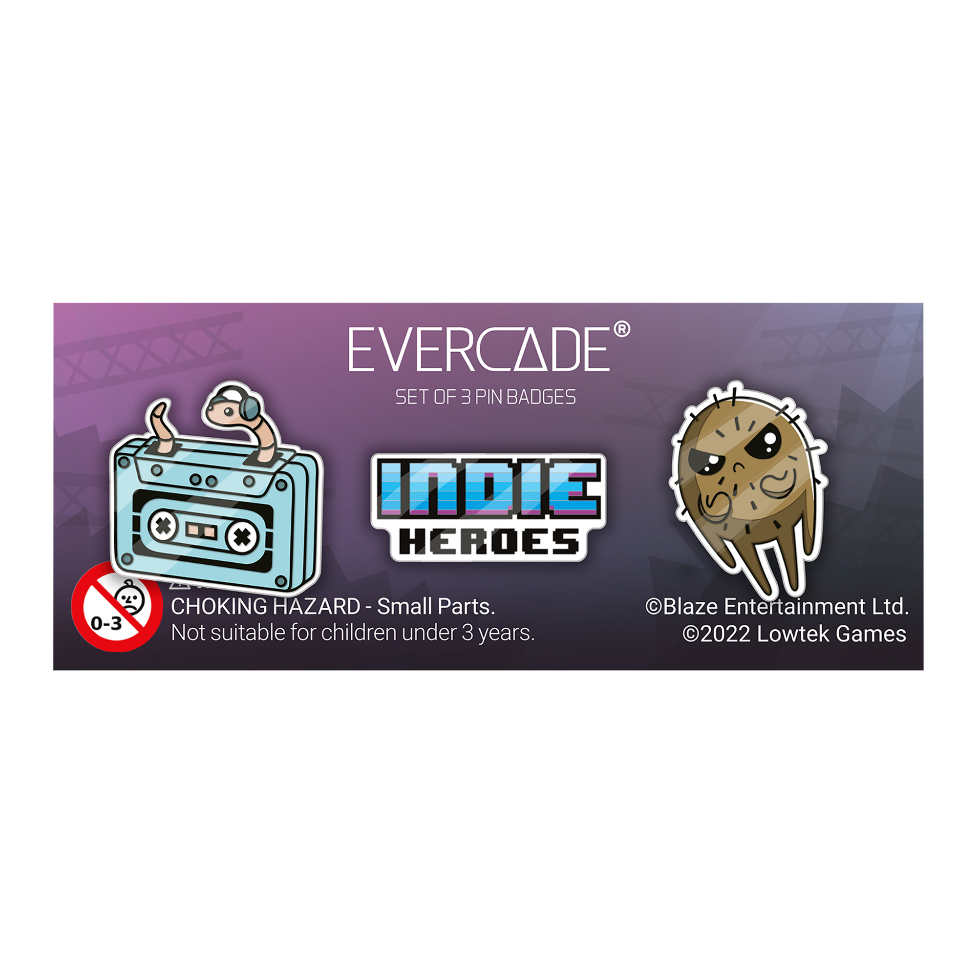 Indie Heroes Pin Badge Set