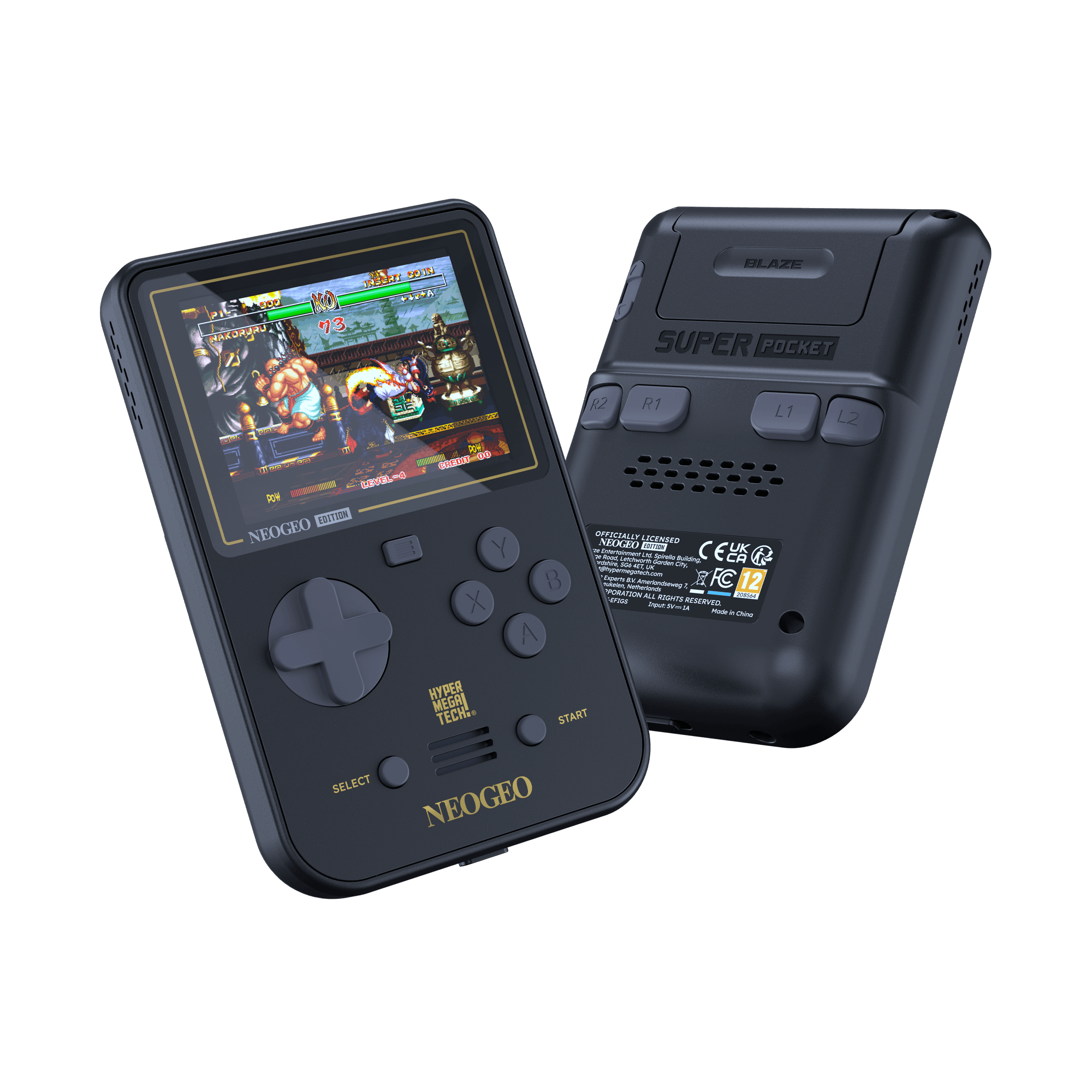 HyperMegaTech! NEOGEO Super Pocket Case Bundle
