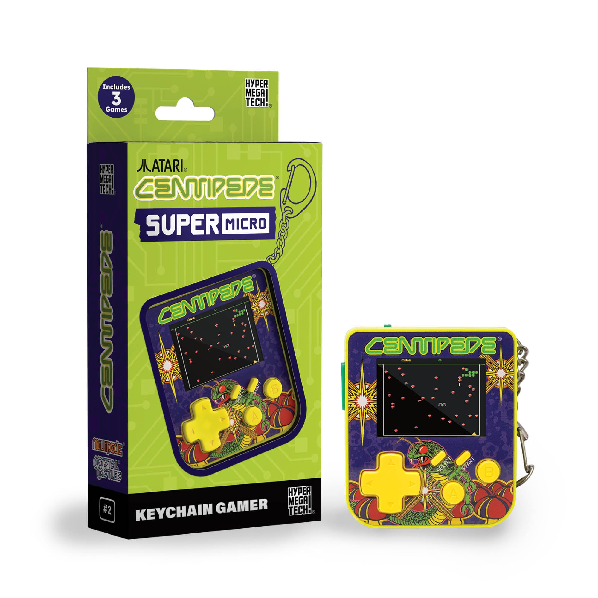 Super Micro Centipede Keychain Gamer