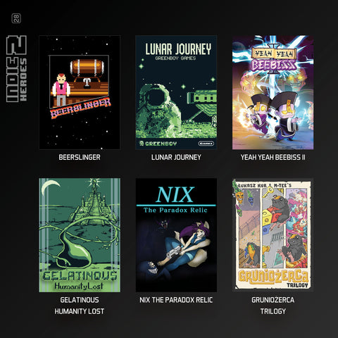 #28 Indie Heroes Collection 2 - Evercade Cartridge