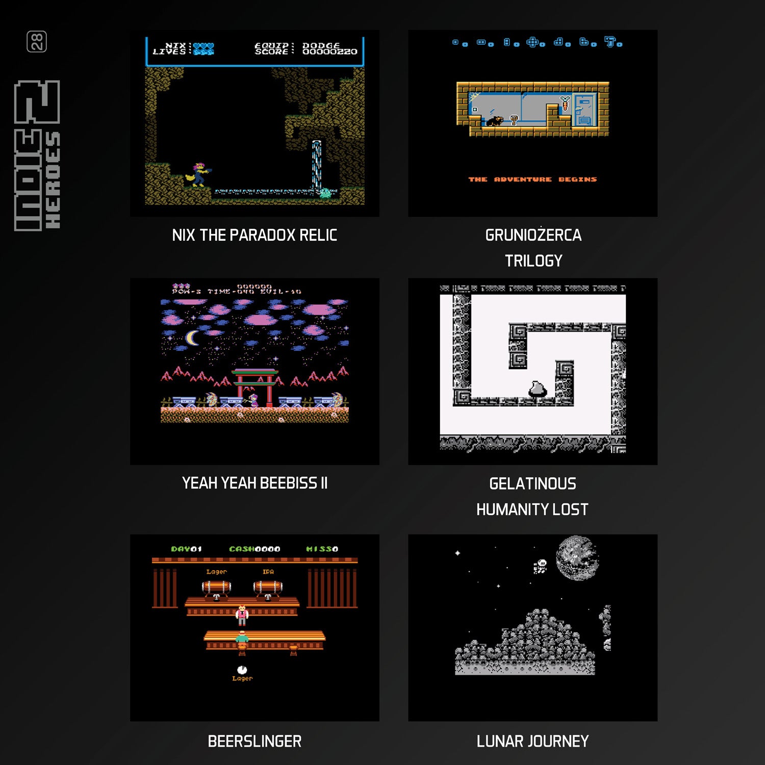 #28 Indie Heroes Collection 2 - Evercade Cartridge