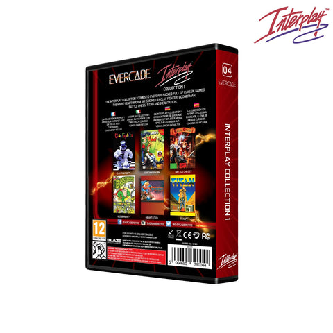 interplay collection 1 evercade - back of box