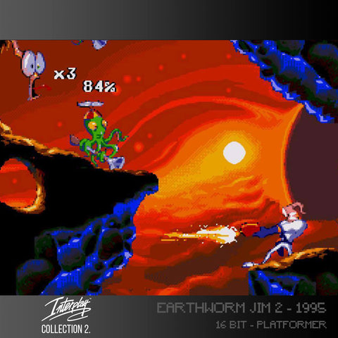 earthworm jim 2 screenshot evercade