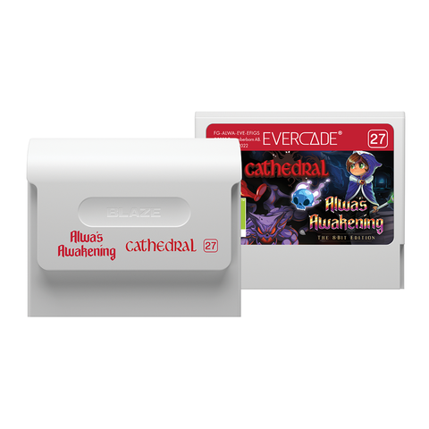 #27 Alwa’s Awakening/Cathedral Dual Cartridge – Evercade Cartridge