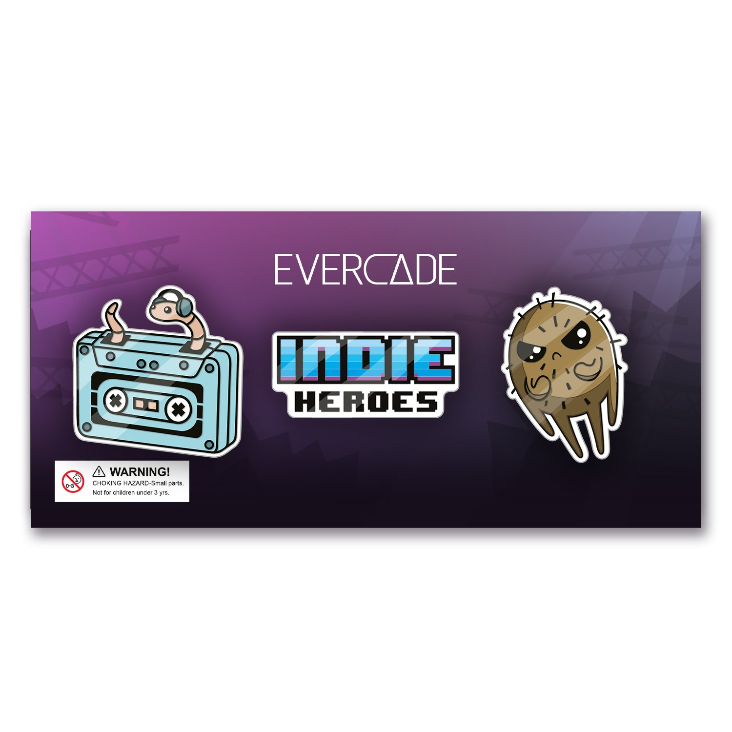Indie Heroes Pin Badge Set