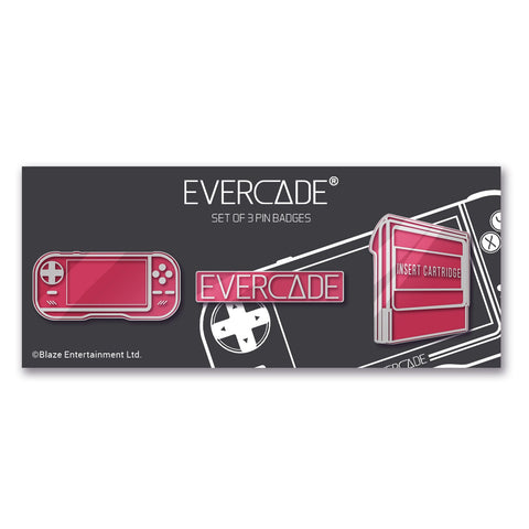 Evercade Handheld Pin Badge Set