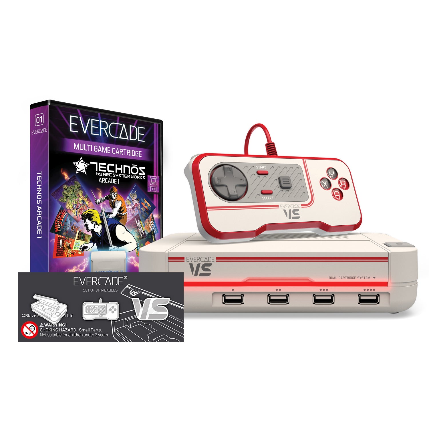 Evercade VS Starter Pack - Exclusive Funstock Bundle