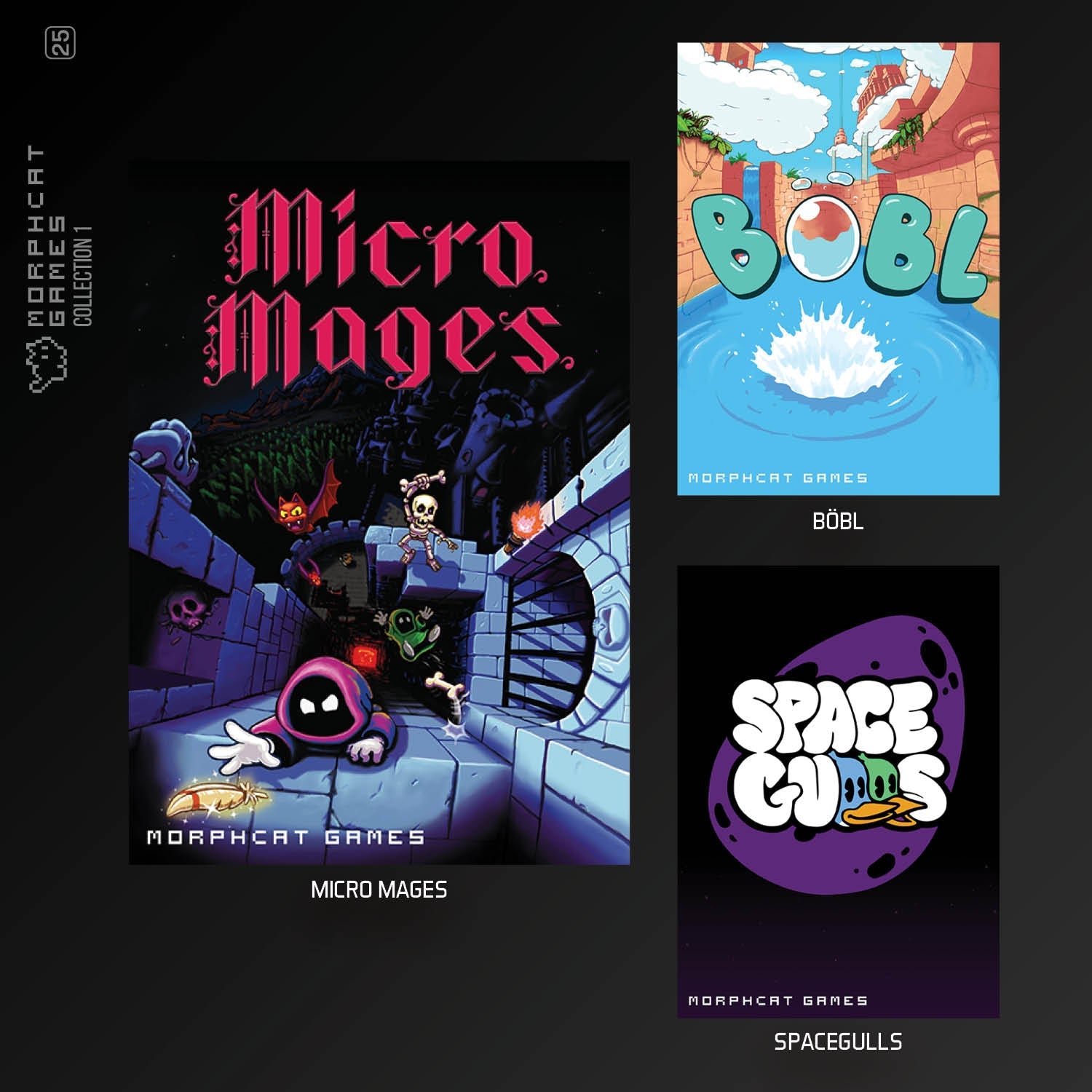 #25 Morphcat Games Collection 1 - Evercade Cartridge