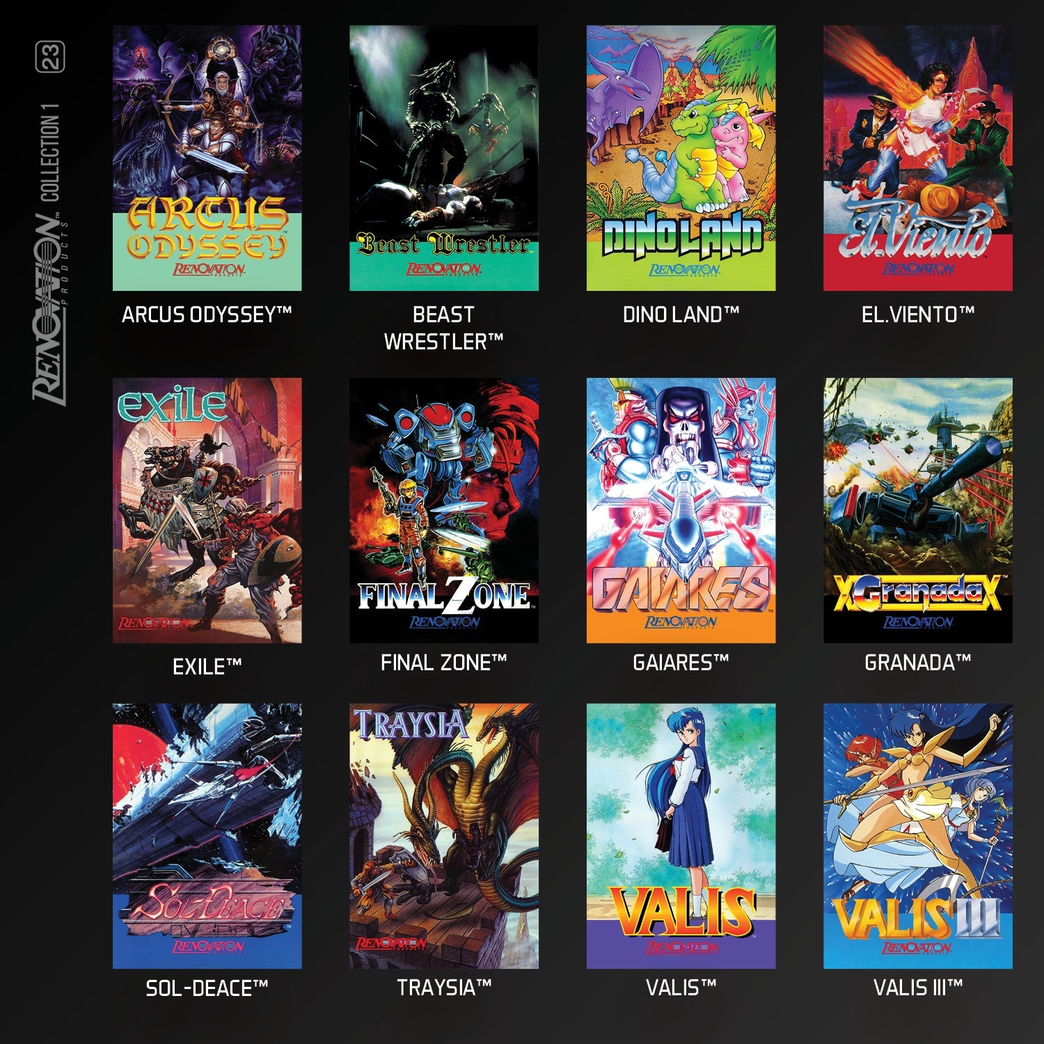 #23 Renovation Collection 1 - Evercade Cartridge