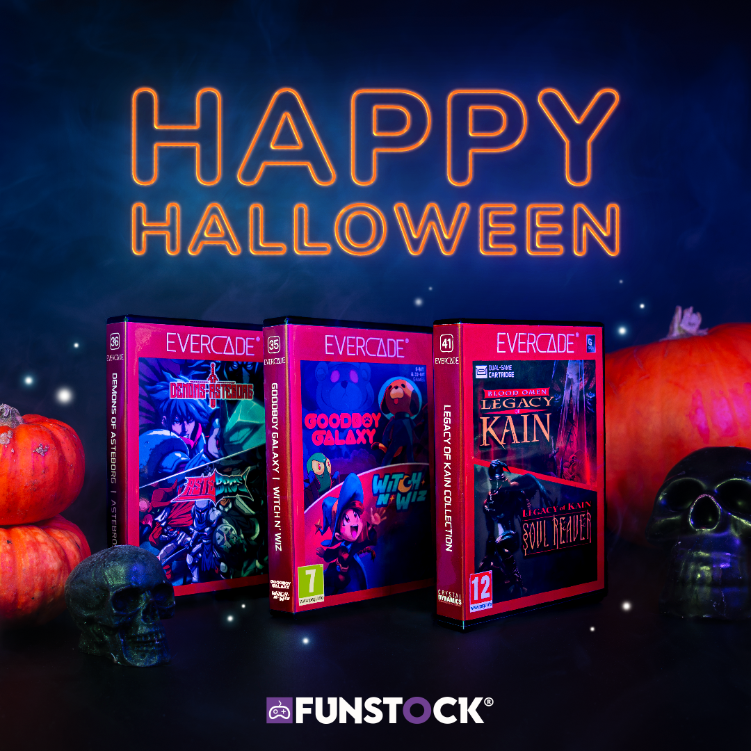 Spooky Evercade Cartridges for Halloween