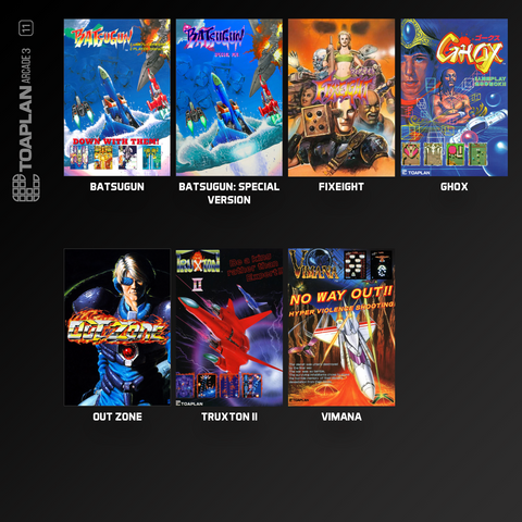 Toaplan Arcade Collection 3 and Data East Arcade Collection 2 Bundle