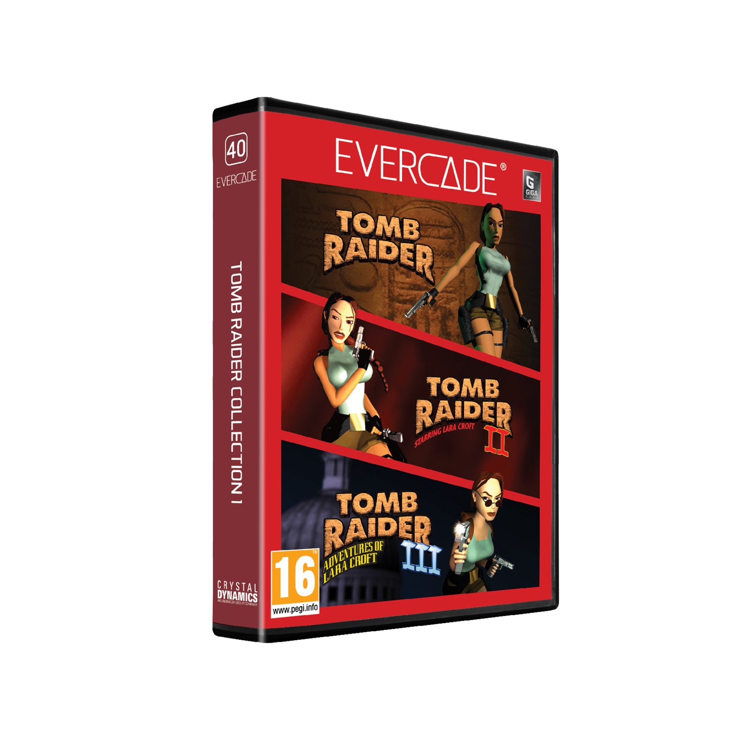 #40 Tomb Raider Collection 1 - Evercade Cartridge