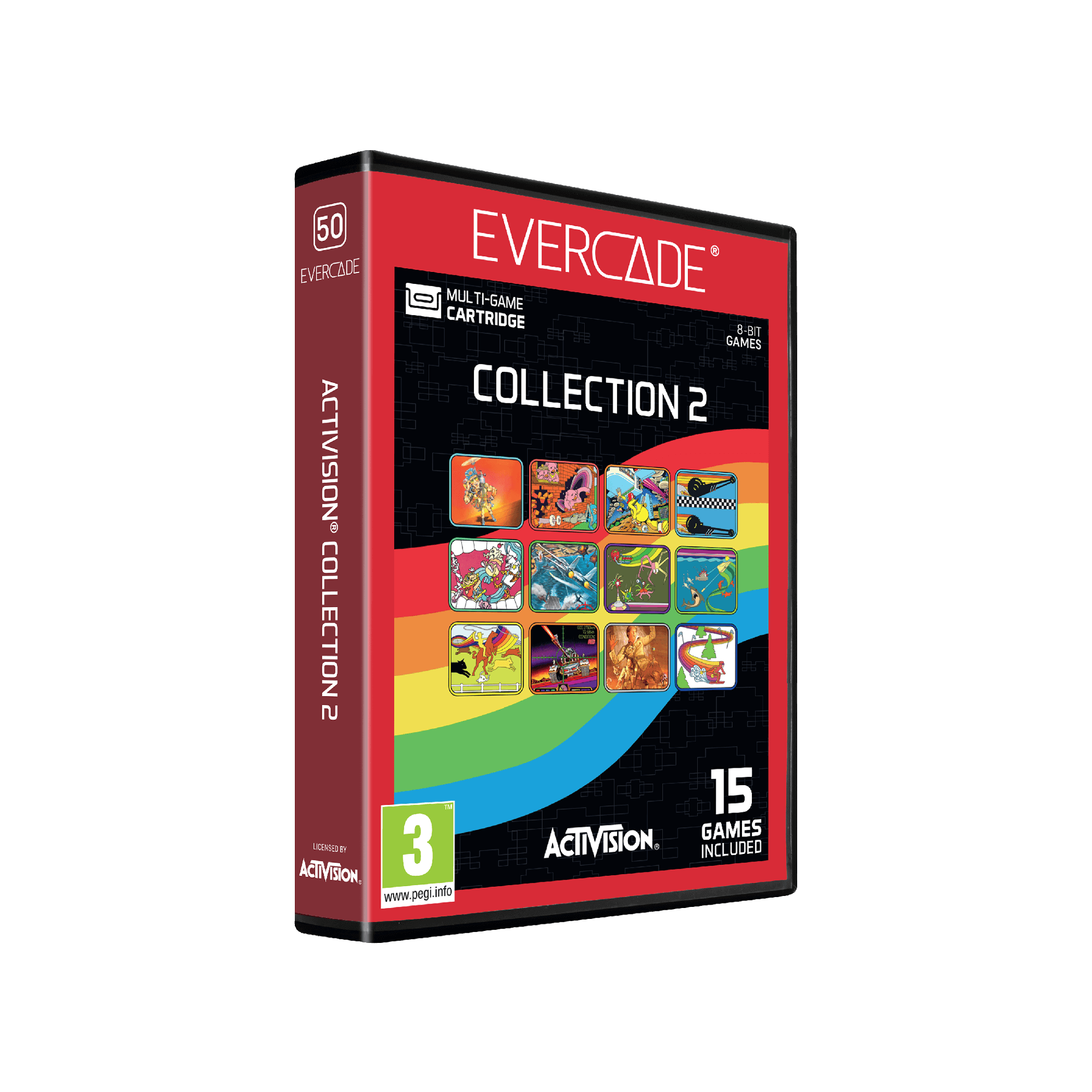 Activision Collection 2 and Mega Cat Studios Collection 3 Cartridge Bundle