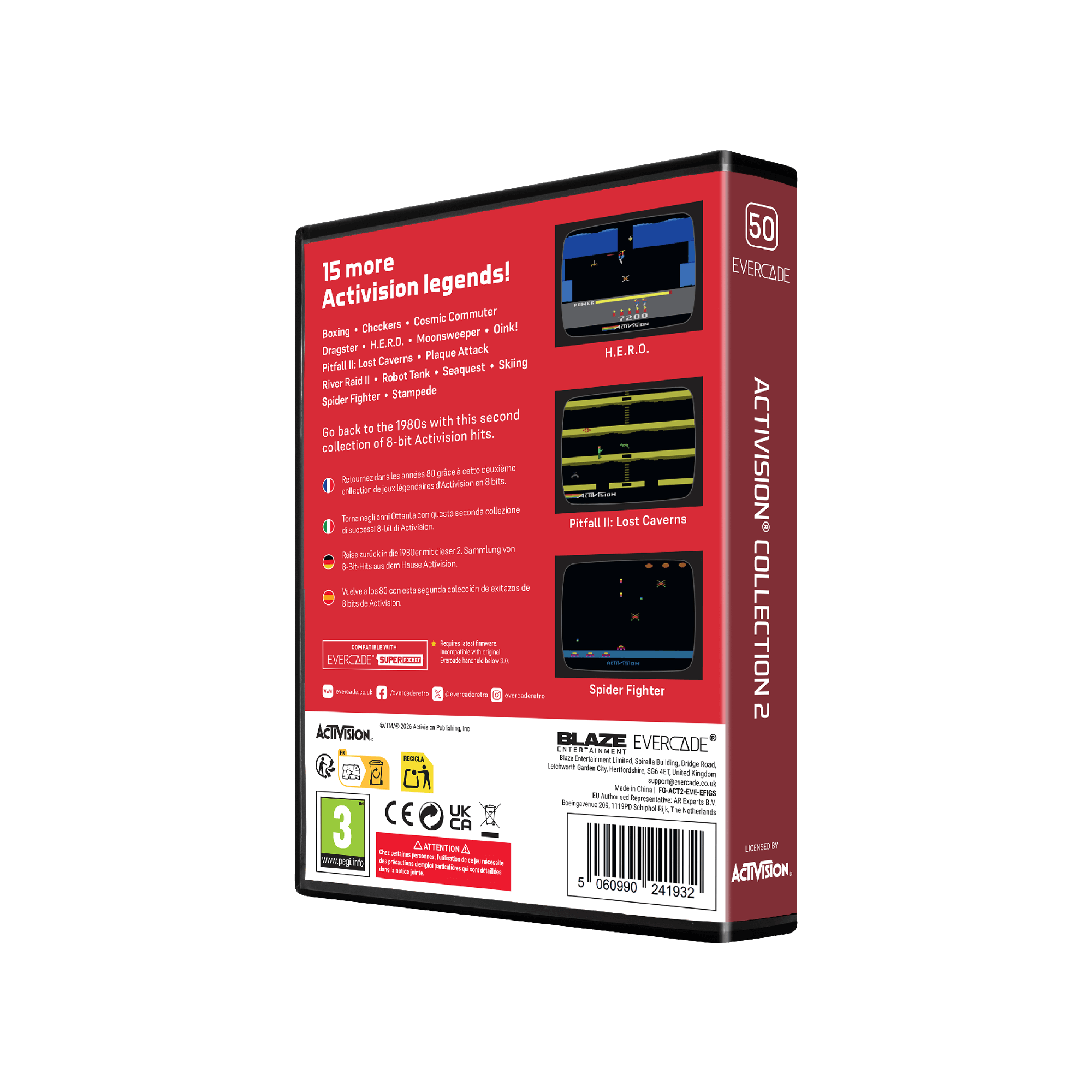 Activision Collection 2 and Mega Cat Studios Collection 3 Cartridge Bundle