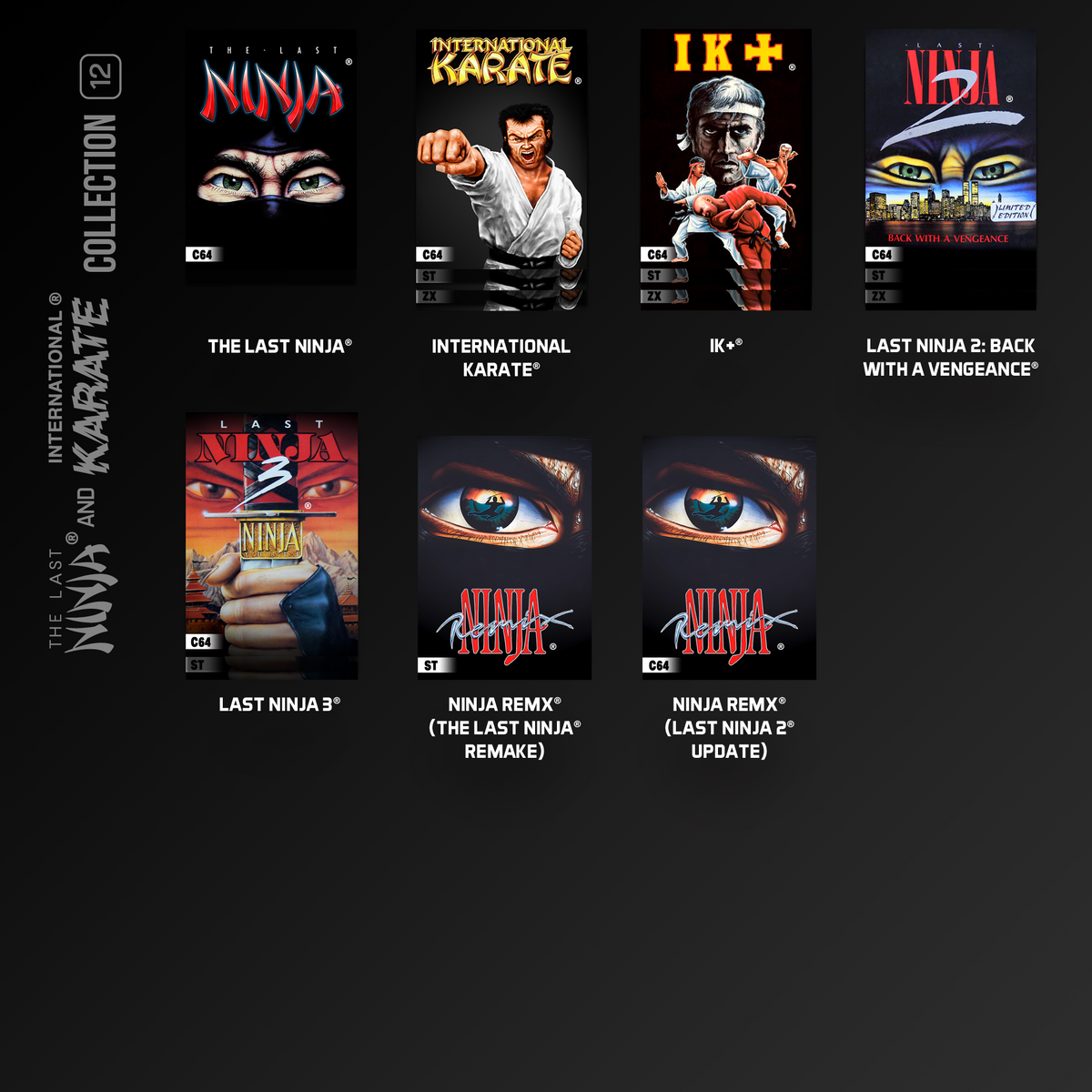 #12 The Last Ninja and IK Collection