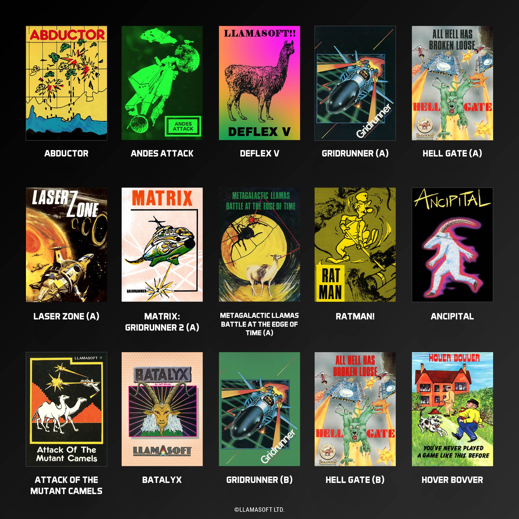The Llamasoft, Activision 1 and Rare Collection 1 Triple Pack
