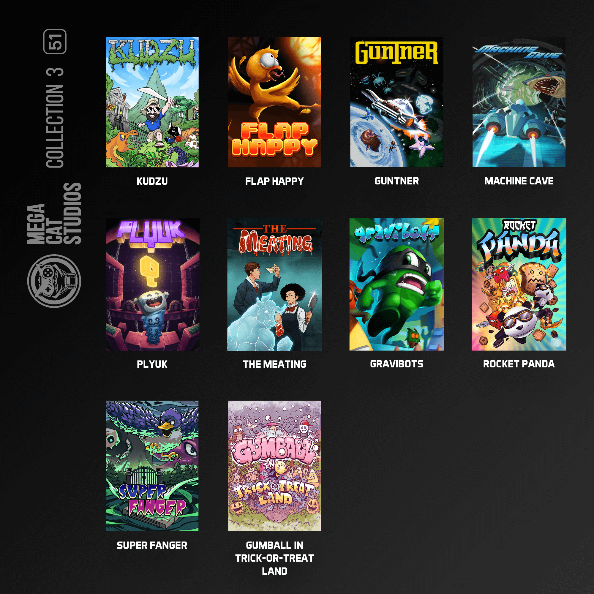 Activision Collection 2 and Mega Cat Studios Collection 3 Cartridge Bundle