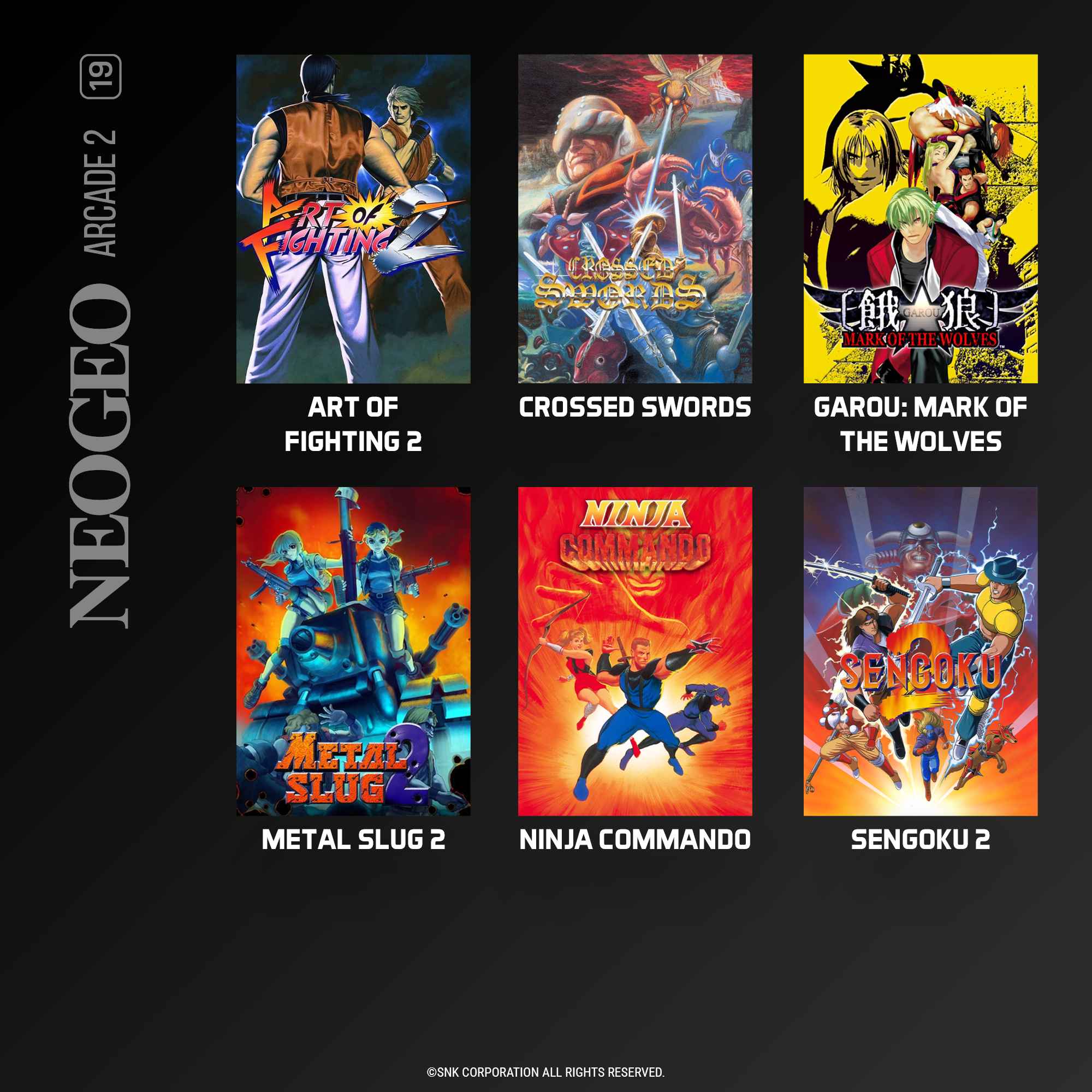 NEOGEO Arcade 2 and 3 Cartridge Bundle
