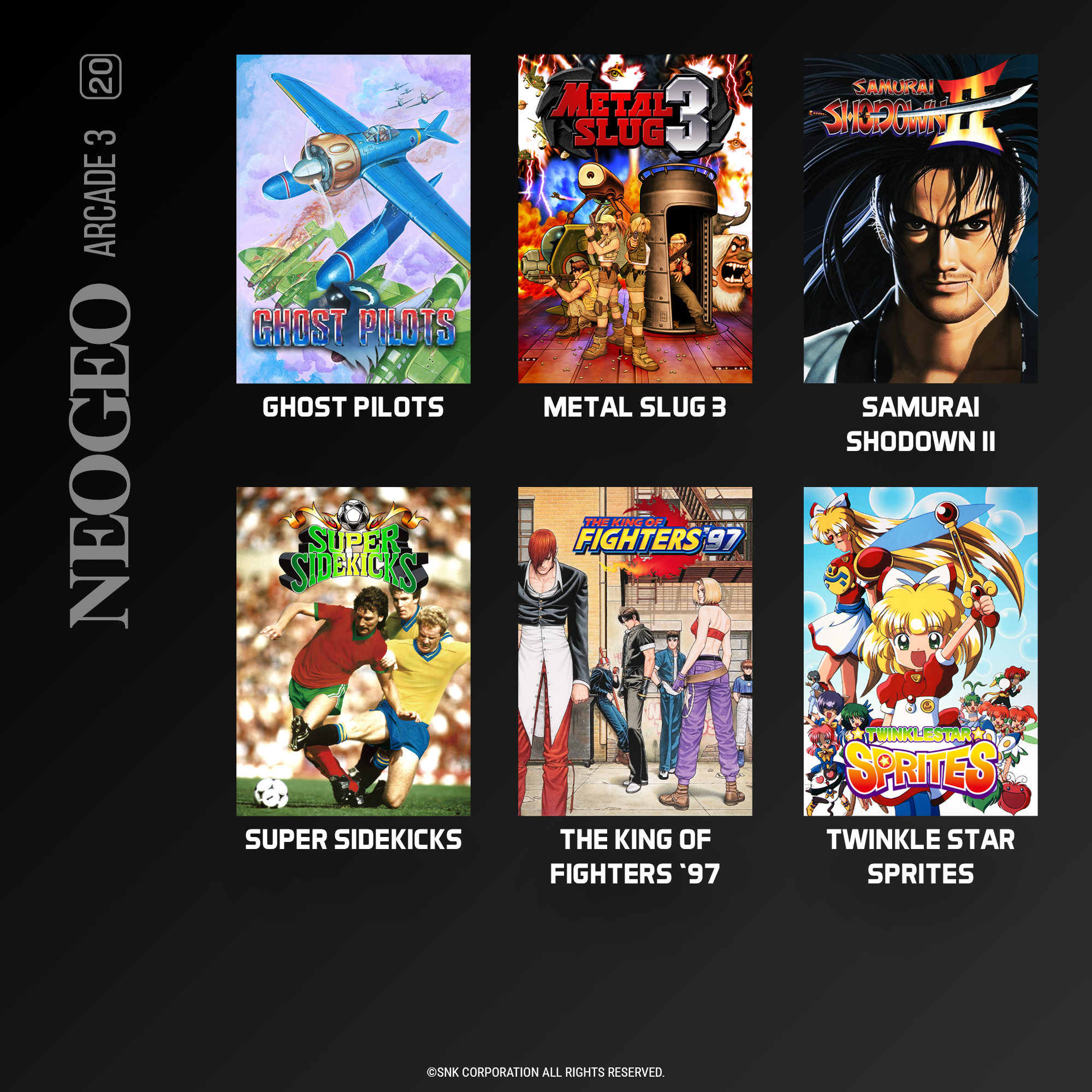NEOGEO Arcade 2 and 3 Cartridge Bundle
