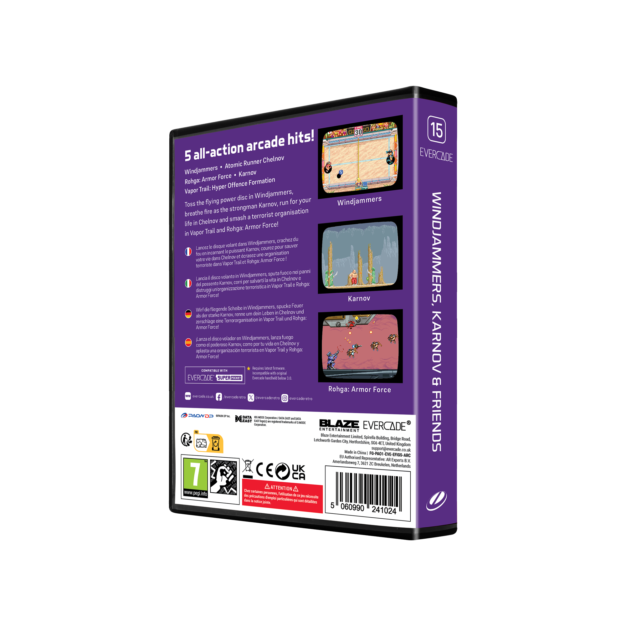 #15 Windjammers, Karnov and Friends