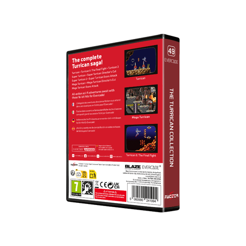 #49 The Turrican Collection - Evercade Cartridge