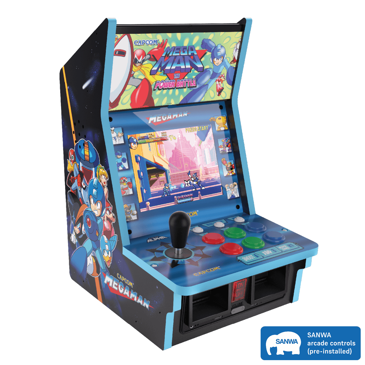 Evercade Alpha Mega Man™ Deluxe Edition Bartop Arcade