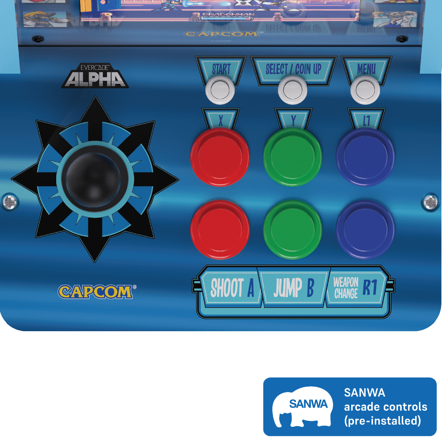 Evercade Alpha Mega Man™ Deluxe Edition Bartop Arcade