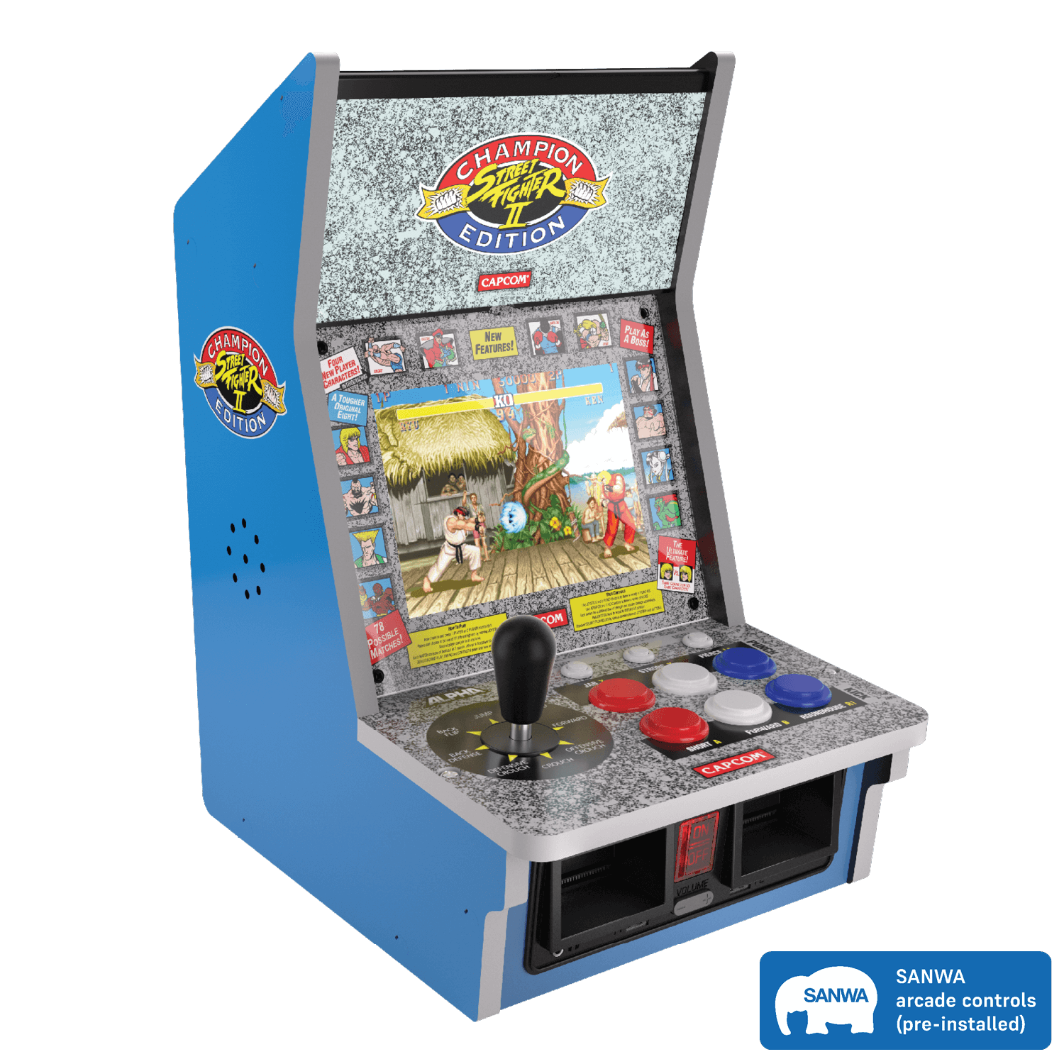 Evercade Alpha Street Fighter™ Deluxe Edition Bartop Arcade