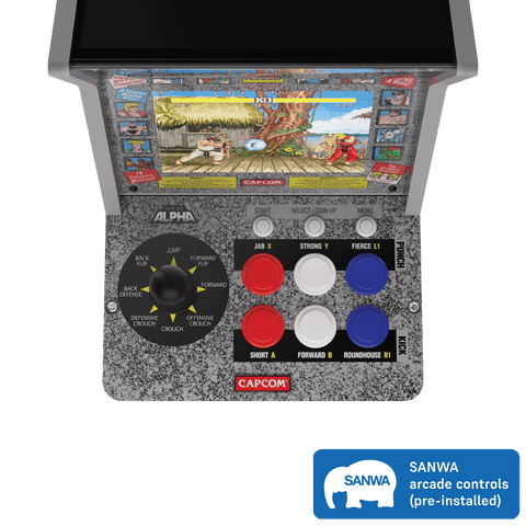 Evercade Alpha Street Fighter™ Deluxe Edition Bartop Arcade