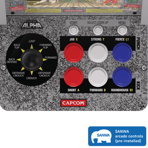 Evercade Alpha Street Fighter™ Deluxe Edition Bartop Arcade