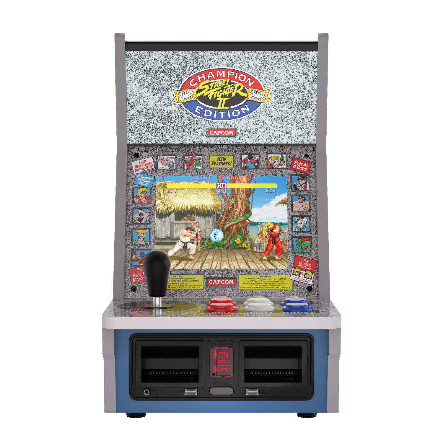 Evercade Alpha Street Fighter™ Deluxe Edition Bartop Arcade