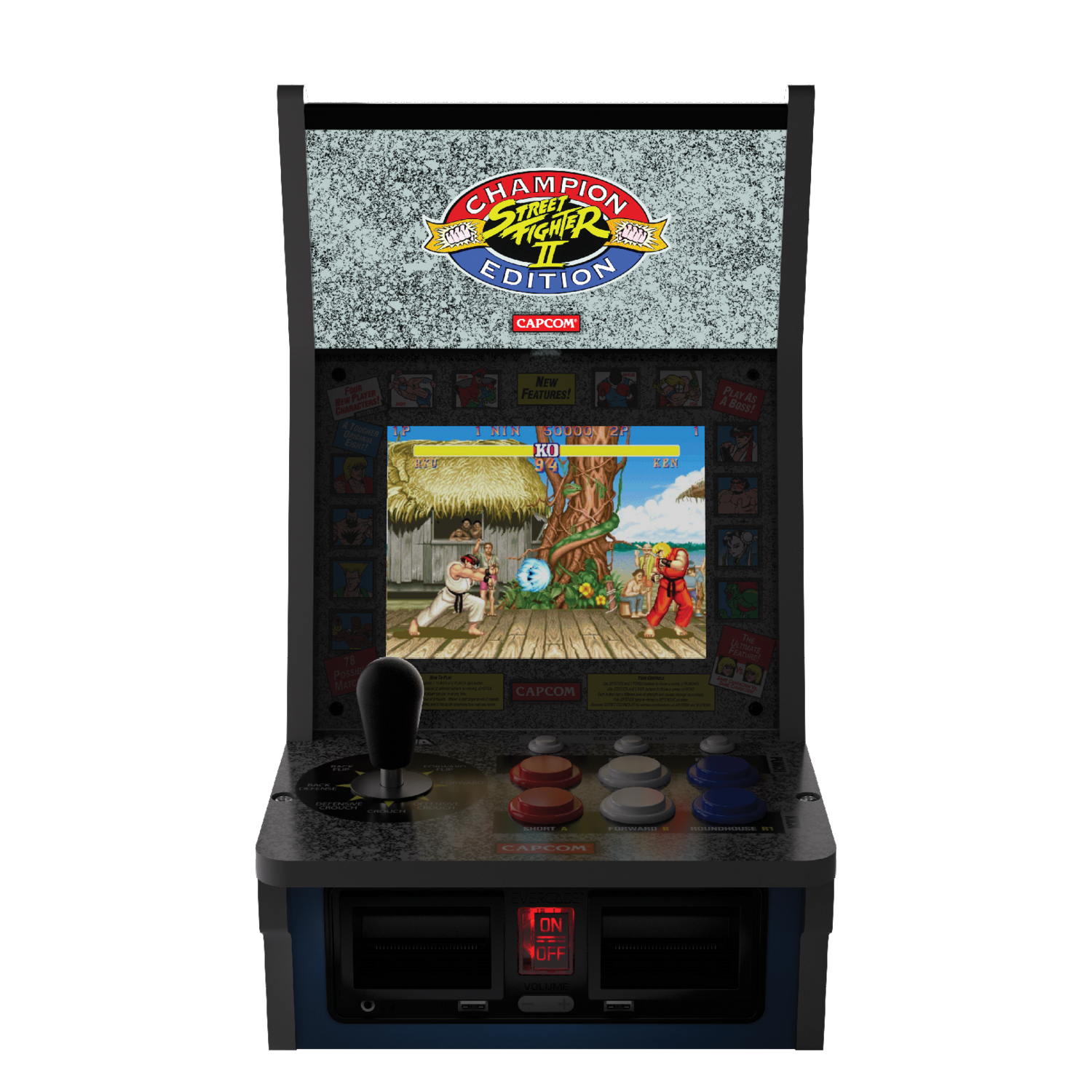 Evercade Alpha Street Fighter™ Deluxe Edition Bartop Arcade