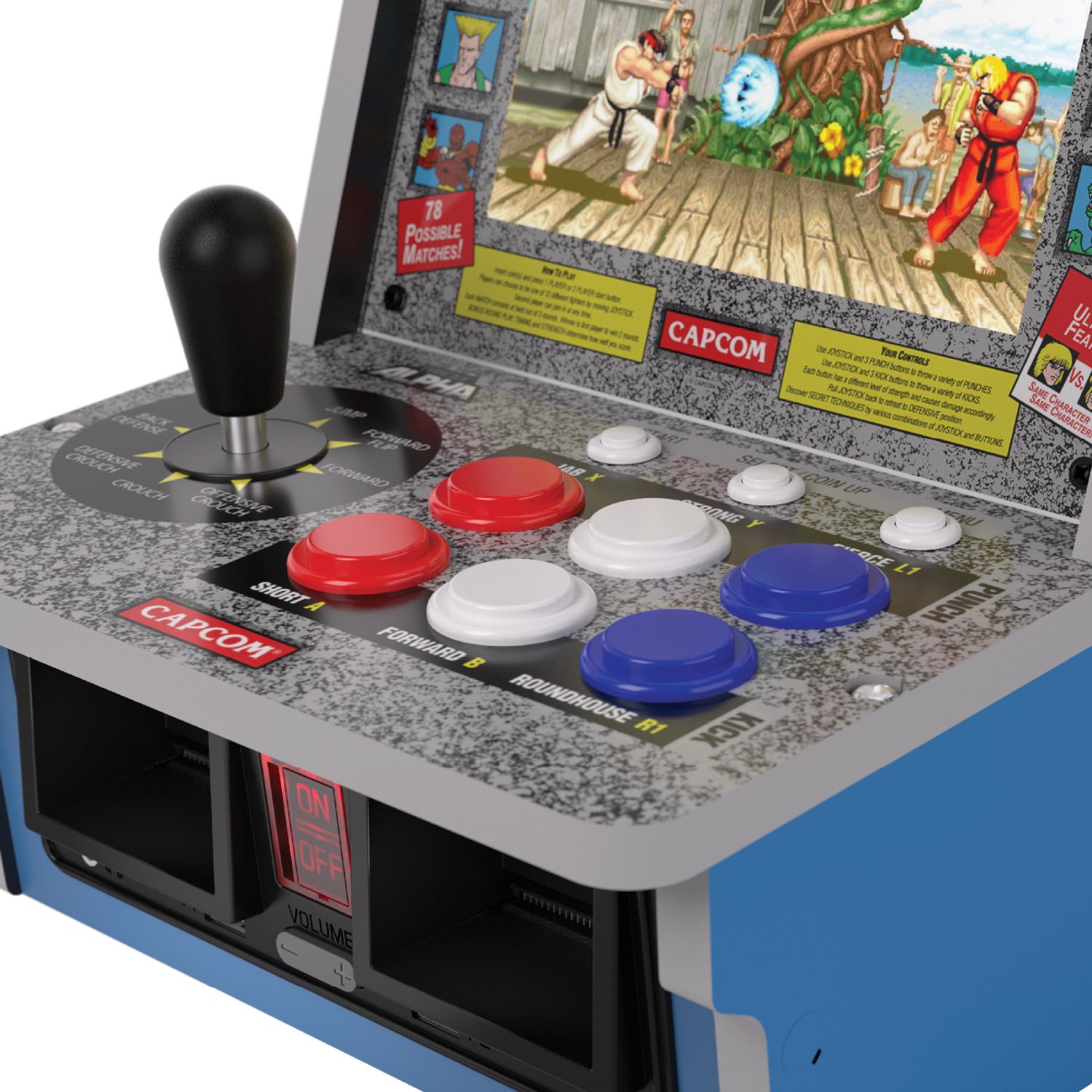 Evercade Alpha Street Fighter™ Deluxe Edition Bartop Arcade