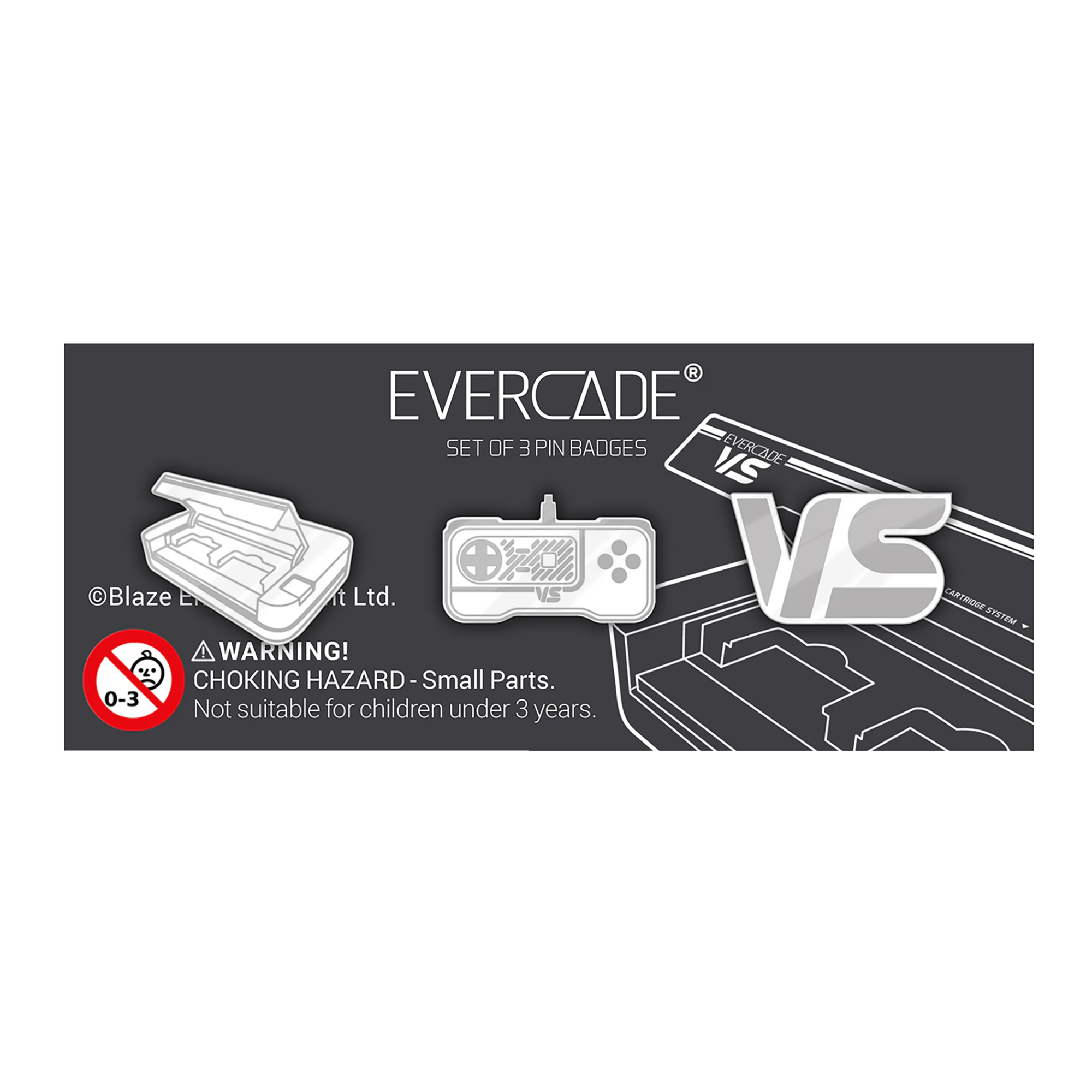 Evercade VS Pin Badge Set