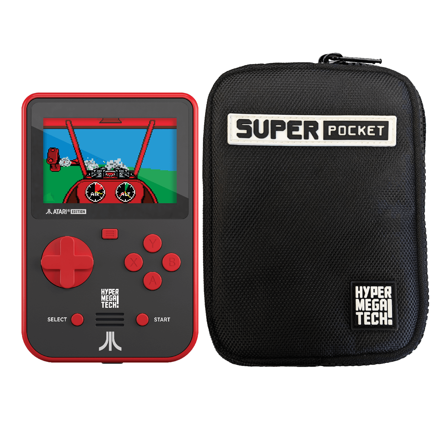 Hyper Mega Tech! Atari Super Pocket Case Bundle