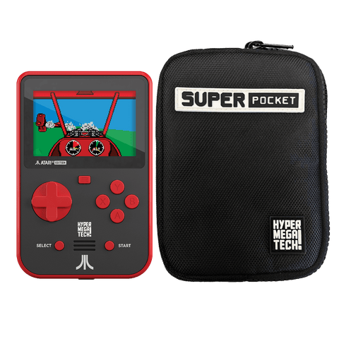 Hyper Mega Tech! Atari Super Pocket Case Bundle