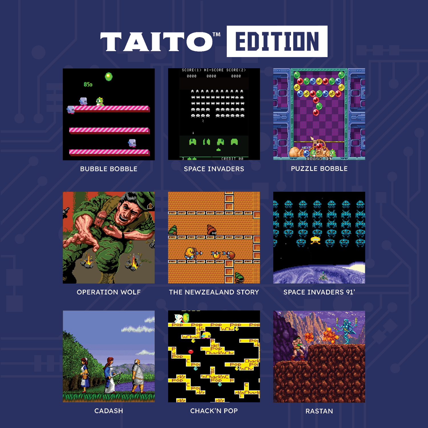 HyperMegaTech! Taito Super Pocket Case Bundle