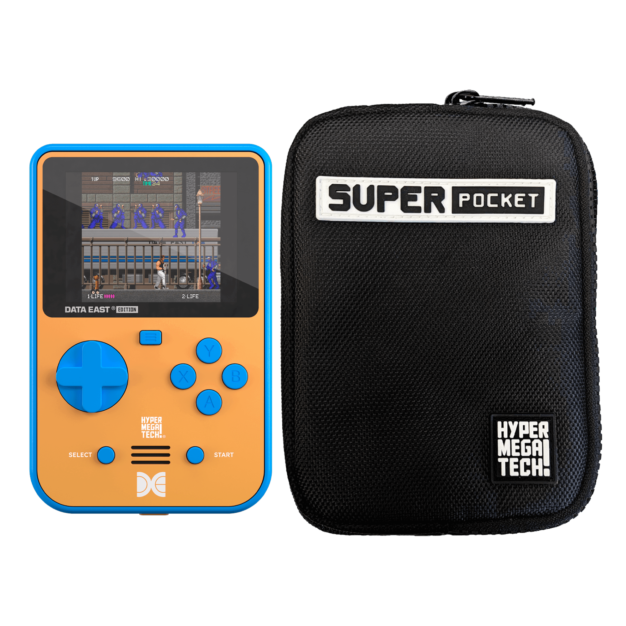 HyperMegaTech! Data East  Super Pocket Case Bundle