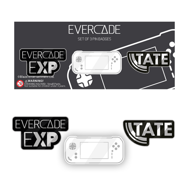 Evercade EXP Pin Badge Set