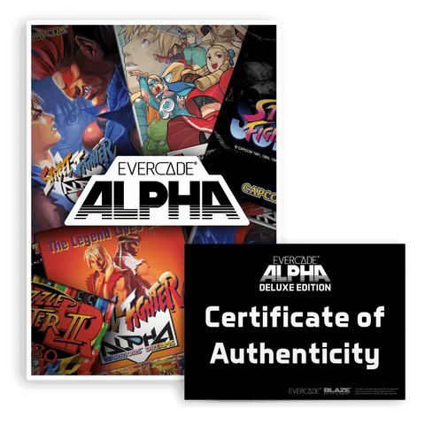 Evercade Alpha Street Fighter™ Deluxe Edition Bartop Arcade